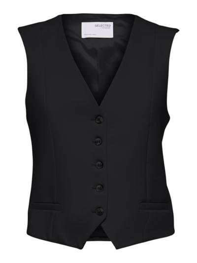Selected  SLFRita Vest black