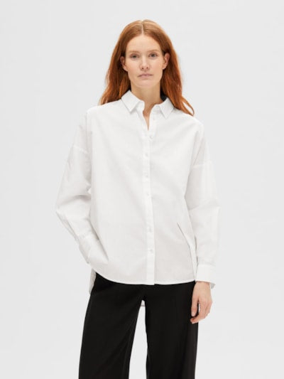 Selected SLFDina-Sanni Shirt White