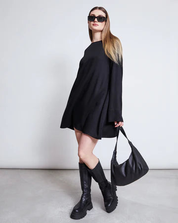 JAN NJUNE Mini Dress Aurit Black