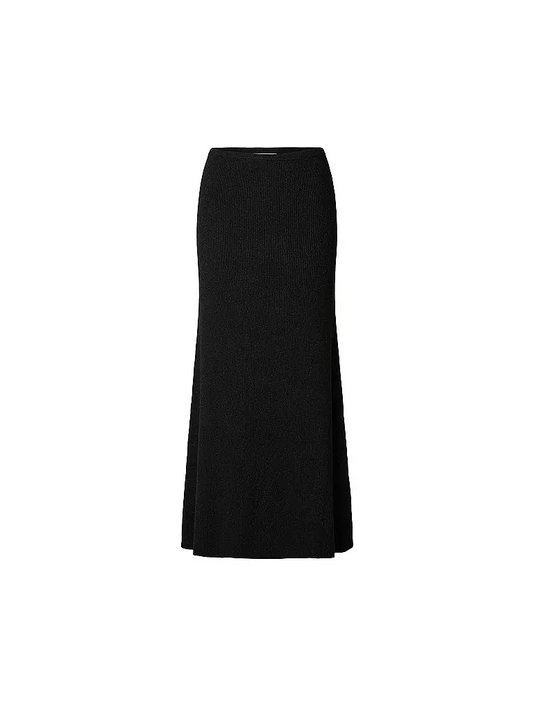 Selected SLFLura Luex HW Knit Skirt