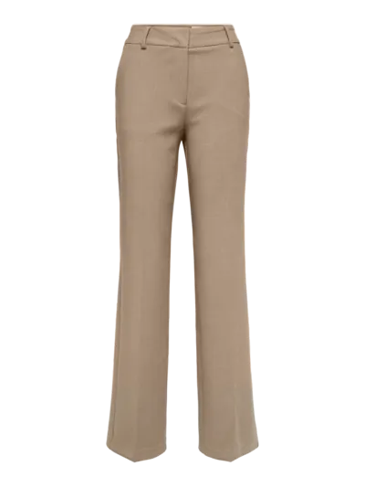 Selected SLFFrita Wide Pant Camel