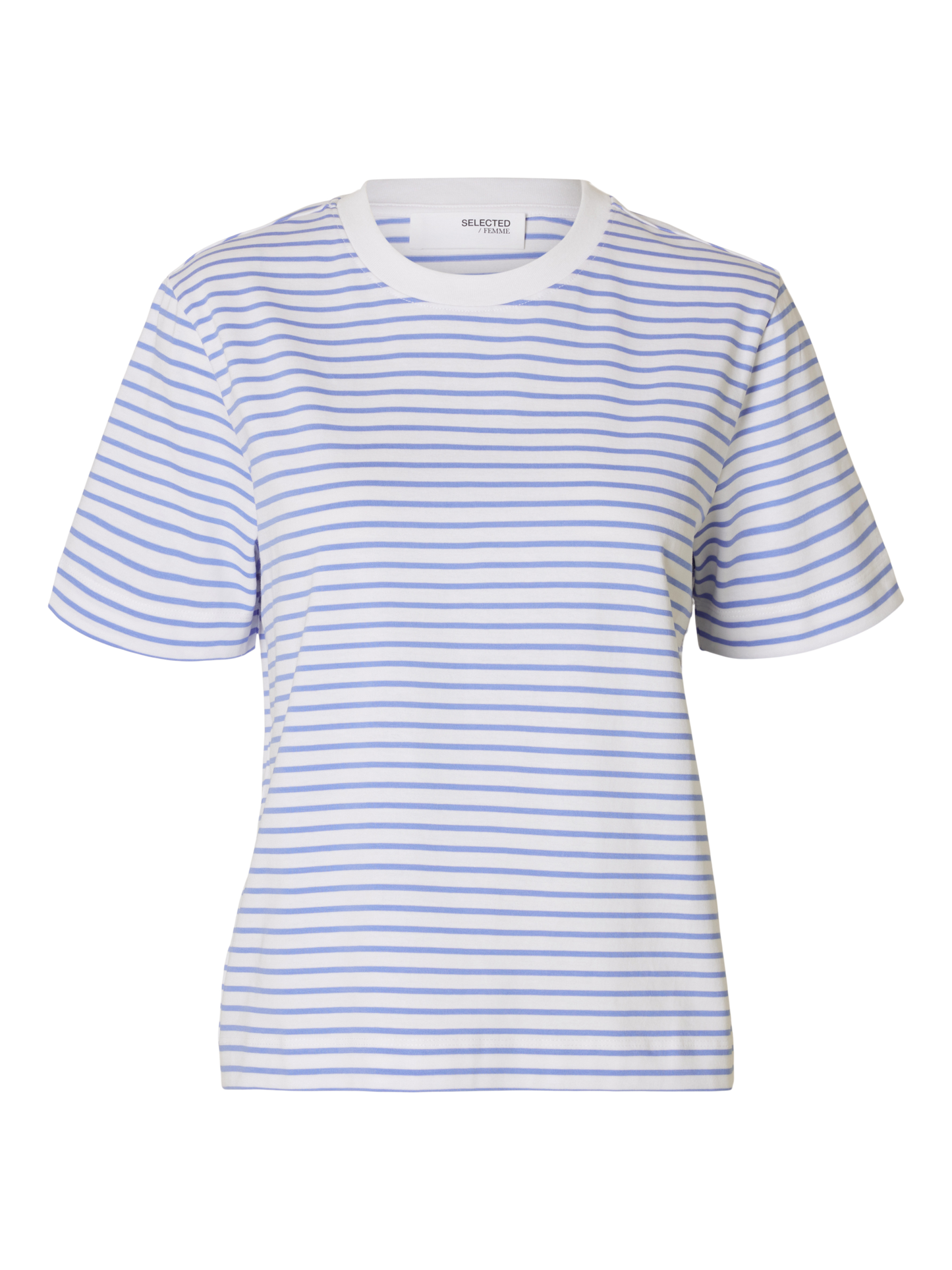 Selected Boxy T-Shirt gestreift