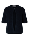 Selected Sia Kurzarm Cardigan Sapphire/Melange